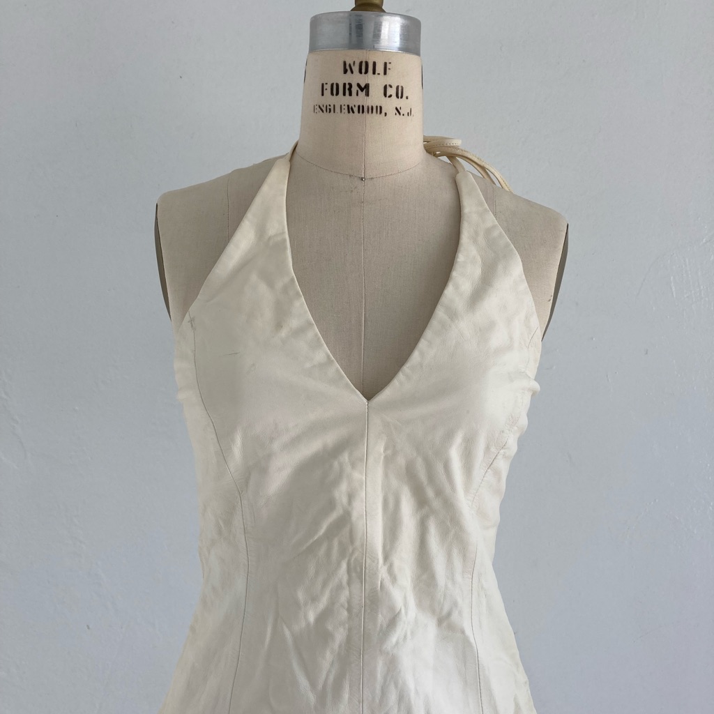 Brand New Bird By Juicy Couture Leather Halter Top